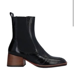 Bruno Premi Leather ankle boots, block heel